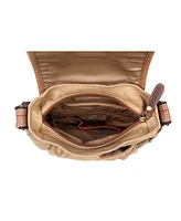 Tsd Brand Turtle Ridge Canvas Crossbody Bag