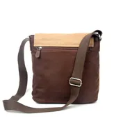 Tsd Brand Hidden Woods Canvas Traveler Crossbody Bag