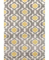 Main Street Rugs Home Alba Alb310 Gray Yellow Area Rug Collection