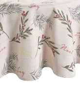 Elrene Holiday Tree Trimmings Tablecloth