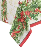 Elrene Holly Traditions Holiday Tablecloth