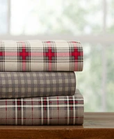 Pointehaven Plaid Flannel Sheet Set