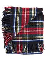 Prince of Scots Tartan Tweed Fluffy Throw