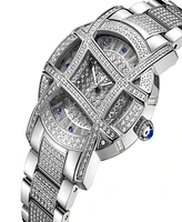 Jbw Women's Olympia Platinum Series Diamond (2 1/2 ct. t.w.) Stainless Steel Watch, 38Mm