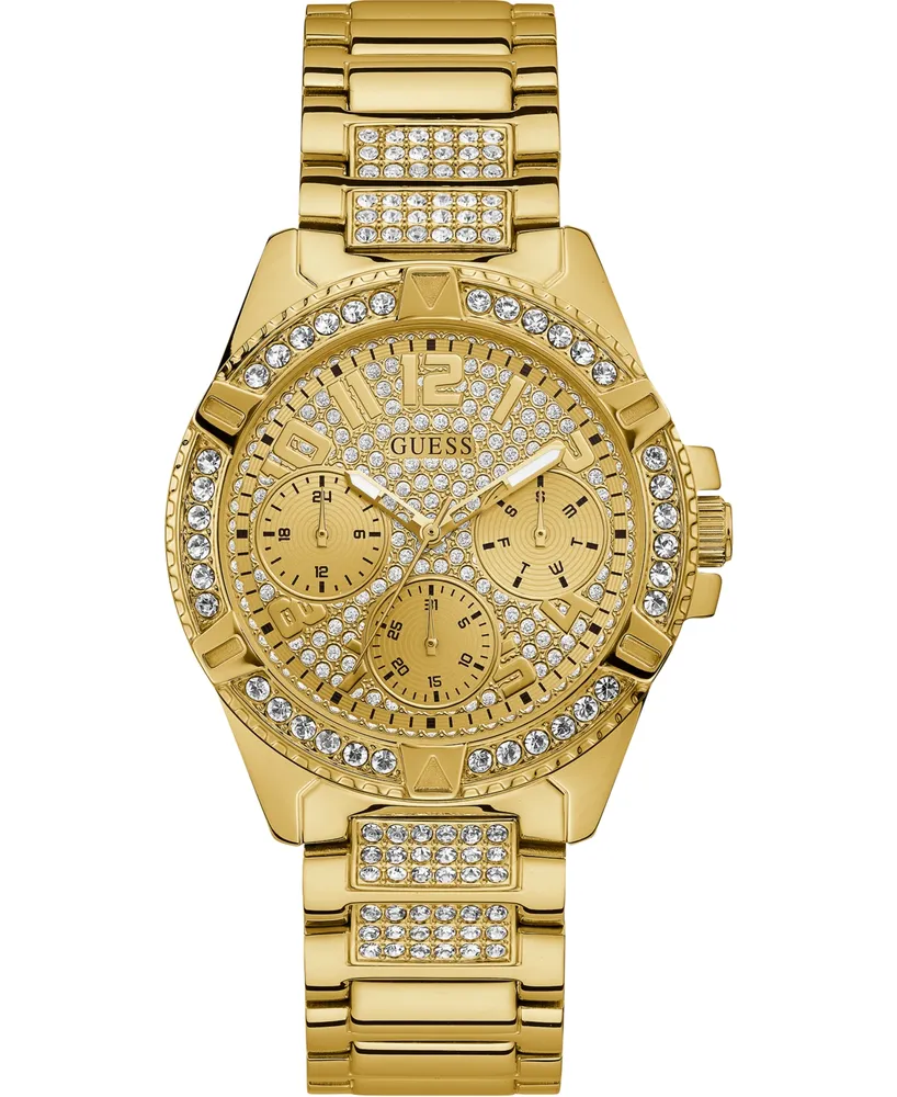 Guess Unisex Gold-Tone Stainless Steel Bracelet Watch 40mm - Gold