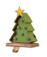 Glitzhome 7.48" H Marquee Led Tree Stocking Holder