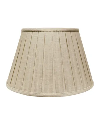 Cloth&Wire Slant Linen Box Pleat Softback Lampshade with Washer Fitter