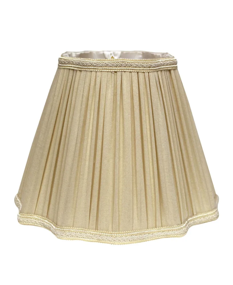 Cloth&Wire Slant Fancy Square Pleated Softback Lampshade with Washer Fitter