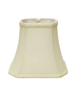 Cloth&Wire Slant Cut Corner Rectangle Bell Softback Lampshade with Washer Fitter