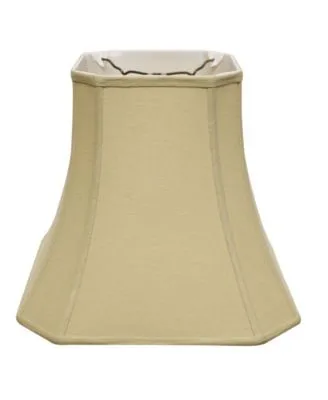 Cloth Wire Slant Cut Corner Square Bell Softback Lampshade With Washer Fitter Collection