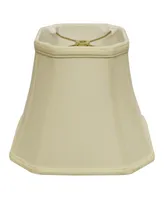 Cloth&Wire Slant Cut Corner Square Bell Softback Lampshade with Washer Fitter