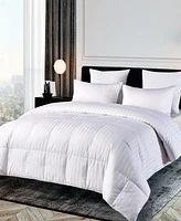 Blue Ridge Duraloft Down Alternative 500 Thread Count Damask Stripe Comforter