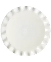 Coton Colors by Laura Johnson Signature White Ruffle Cake Stand