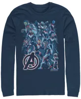 Marvel Men's Avengers Endgame Glowing Logo Group Poster