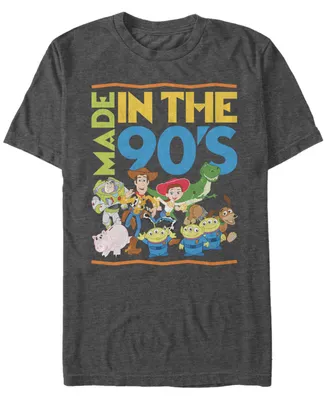 Disney Pixar Men's Toy Story Made the 90's, Short Sleeve T-Shirt
