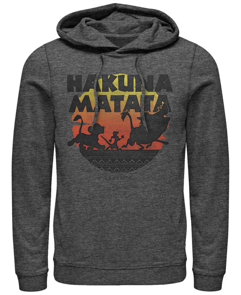 Disney Men's Lion King Hakuna Matata Sunset, Pullover Hoodie