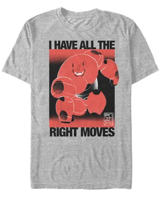 Disney Men's Big Hero 6 Right Moves, Short Sleeve T-Shirt