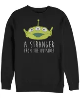 Disney Pixar Men's Toy Story Aliens Stranger Outside, Crewneck Fleece