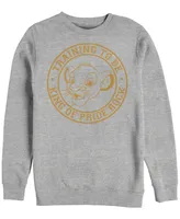 Disney Men's Lion King Simba Training, Crewneck Fleece