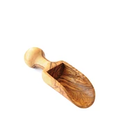 BeldiNest Olive Wood Bath Salt Scoops, Set of 2"