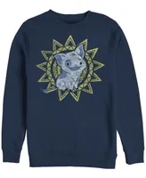 Disney Men's Moana Pua Sunshine, Crewneck Fleece