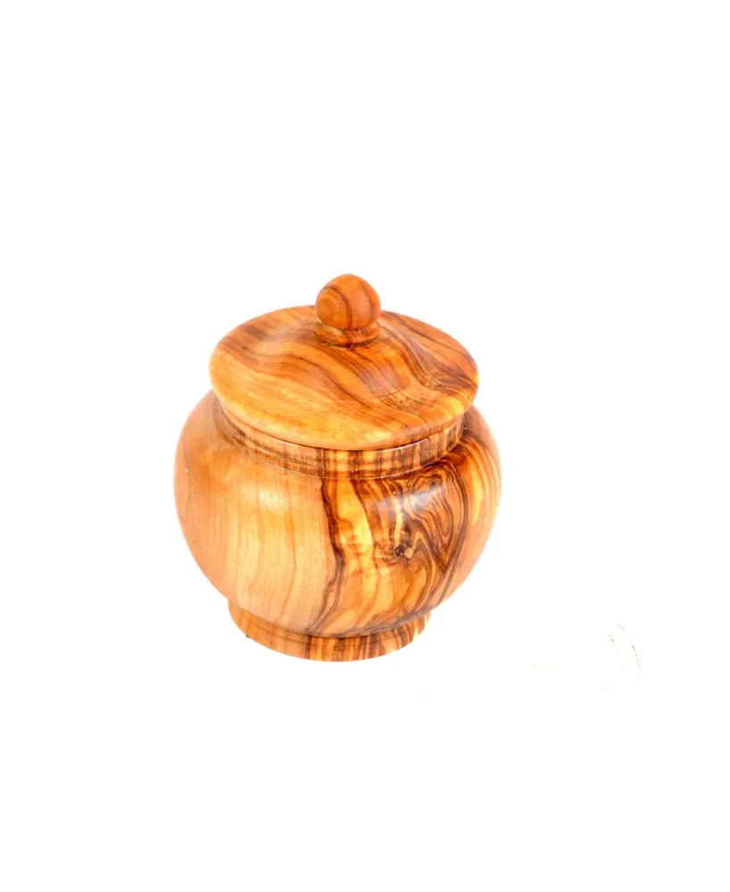 BeldiNest Olive Wood Acorn Sugar Bowl