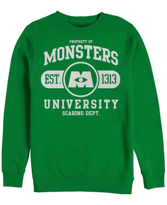 Disney Pixar Men's Monsters University Est. 2013 Logo, Crewneck Fleece