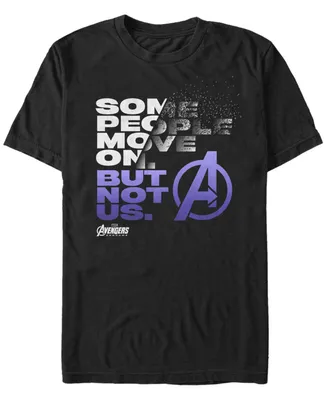 Marvel Men's Avengers Endgame Some People Move on Quote, Short Sleeve T-shirt