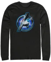 Marvel Men's Avengers Endgame Bright Light Logo, Long Sleeve T-shirt