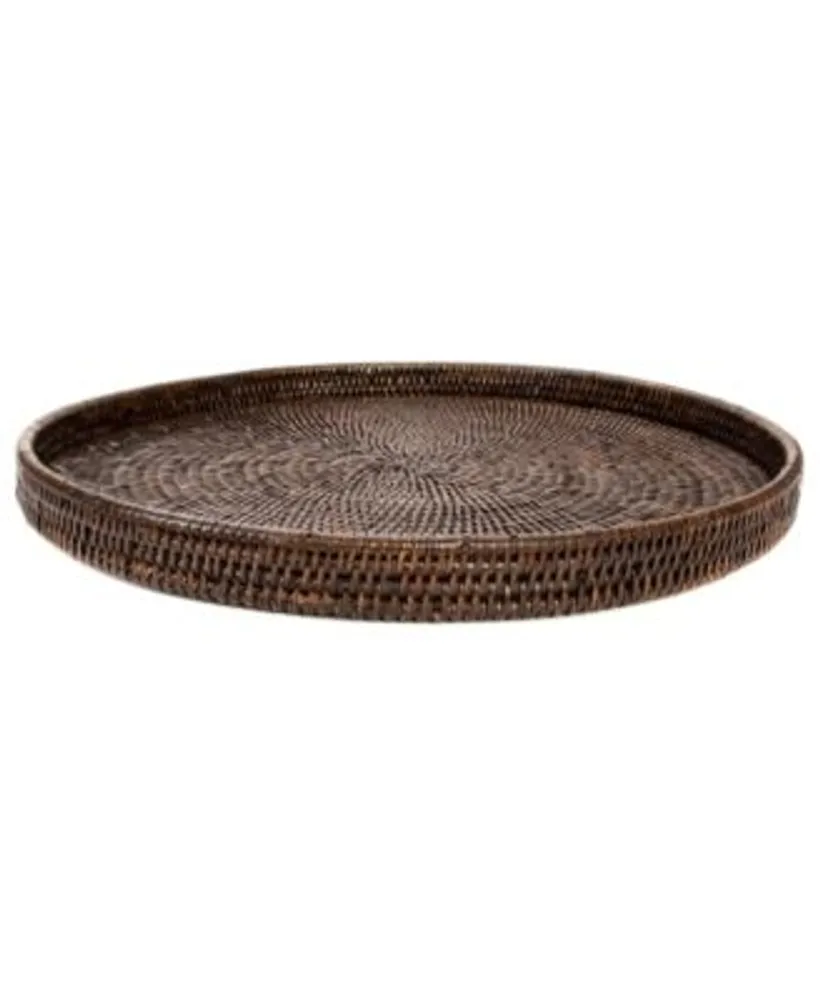 Artifacts Trading Company Rattan Round Tray Collection