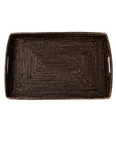Artifacts Rattan Rectangular Serving Tray
