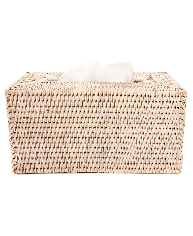 Artifacts Rattan Rectangular Tissue Box Cover