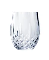 Cristal D'Arques Longchamp 10oz Stemless Wine Glass, Set of 12