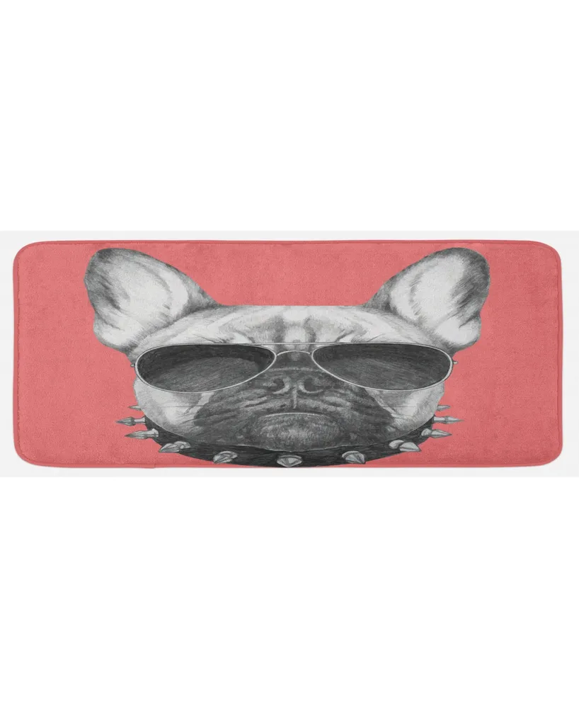 Ambesonne Bulldog Kitchen Mat