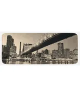 Ambesonne New York Kitchen Mat