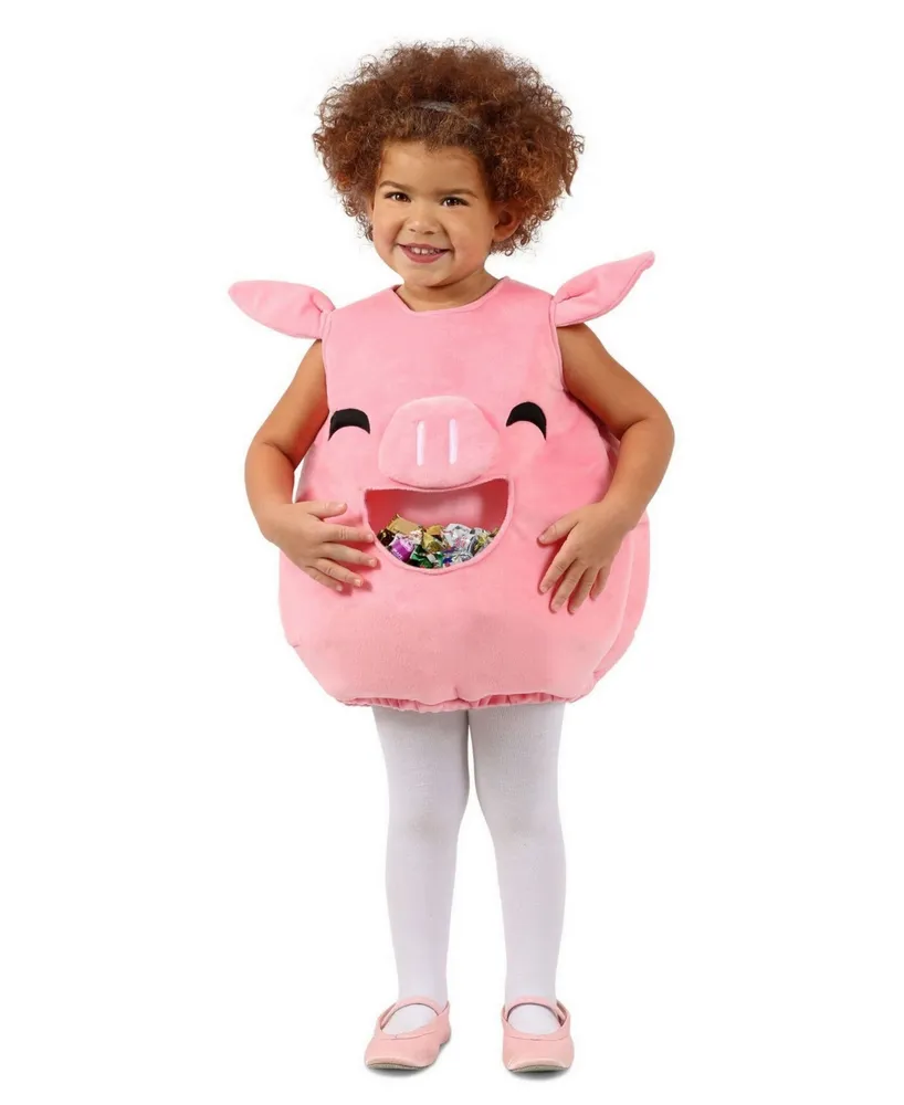 BuySeasons Big Girls and Boys Feed Me Piggy Costume