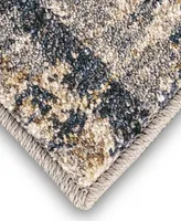 Scott Living Expressions Kaleidoscopic Denim 5'3" x 7'10" Area Rug