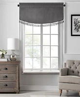 SunVeil Vanderbilt Scallop Tassel Window Valance, 50"x19"