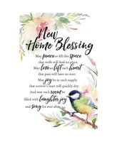 Dexsa New Home Blessing Woodland Grace Series Wood Plaque with Easel, 6" x 9"