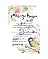 Dexsa Marriage Prayer Woodland Grace Series Wood Plaque with Easel, 6" x 9"