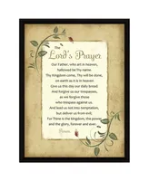 Dexsa Lord's Prayer Wood Frame Plaque with Easel, 6.5" x 8.5"