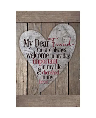 Dexsa My Dear Friend New Horizons Wood Plaque, 6" x 9"