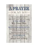 Dexsa Prayer for My Son New Horizons Wood Plaque with Easel, 6" x 9"