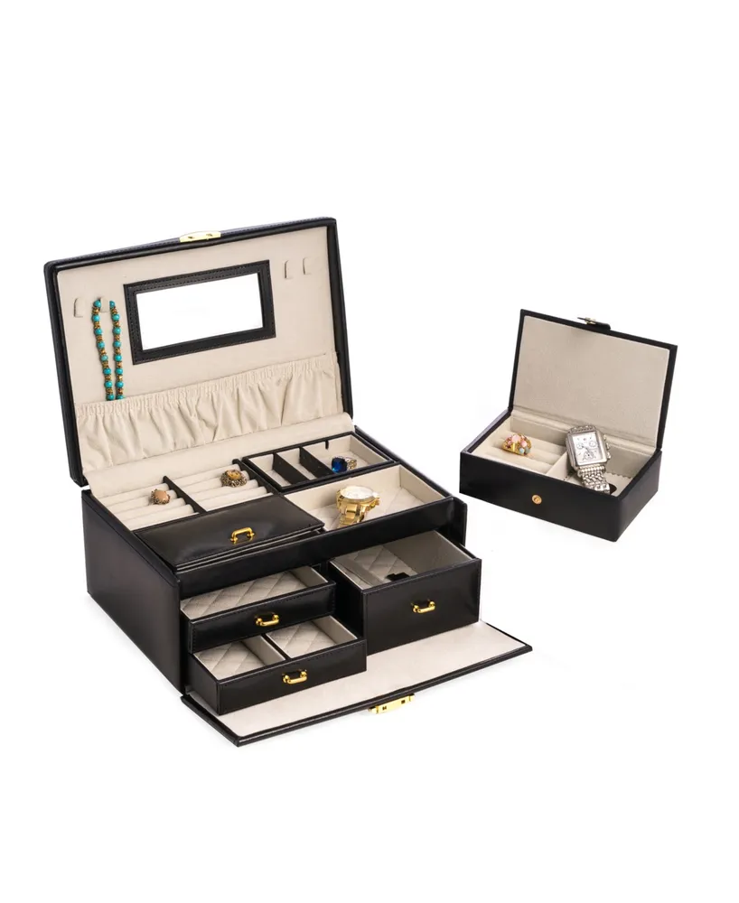 Bey-Berk 2 Level Jewelry Box