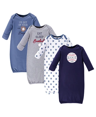 Hudson Baby Baby Girl Cotton Gowns