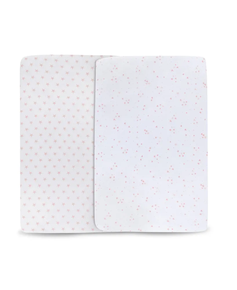 Ely's & Co. Ultra Soft Jersey Cotton Pack N Play Sheets 2 Pack