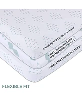 Ely's & Co. Baby Changing Pad Cover - Cradle Sheet 100% Combed Jersey Cotton