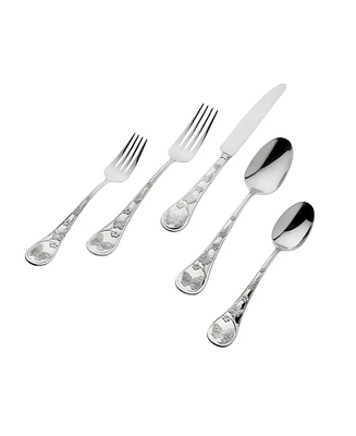 Godinger 18/10 Butterfly Sandblast 20-pc Flatware Set, Service for 4