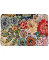 Laural Home Boho Bouquet Memory Foam Rug