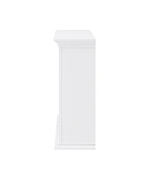 Southern Enterprises Anika Marble Tiled Electric Fireplace